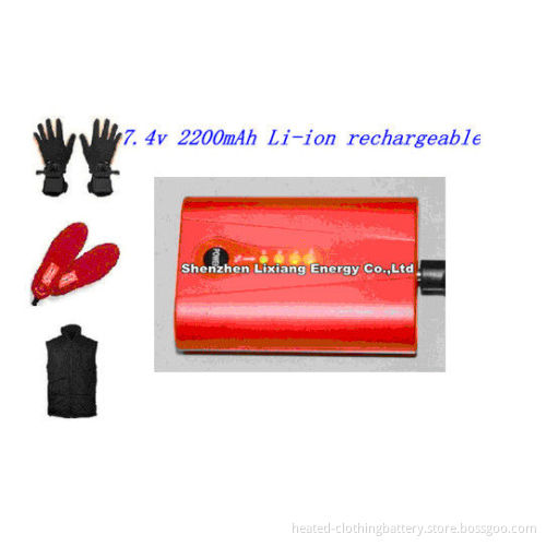 Electric 4400mah Heated Insoles Battery With Capacity Level Indication